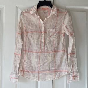 3 for $15 Bundle Discount! Merona Women's 100% Cotton Quarter Button Up Blouse